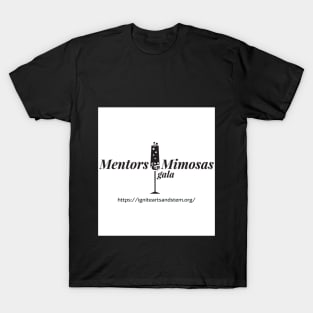 Mentors and Mimosas Black Logo T-Shirt